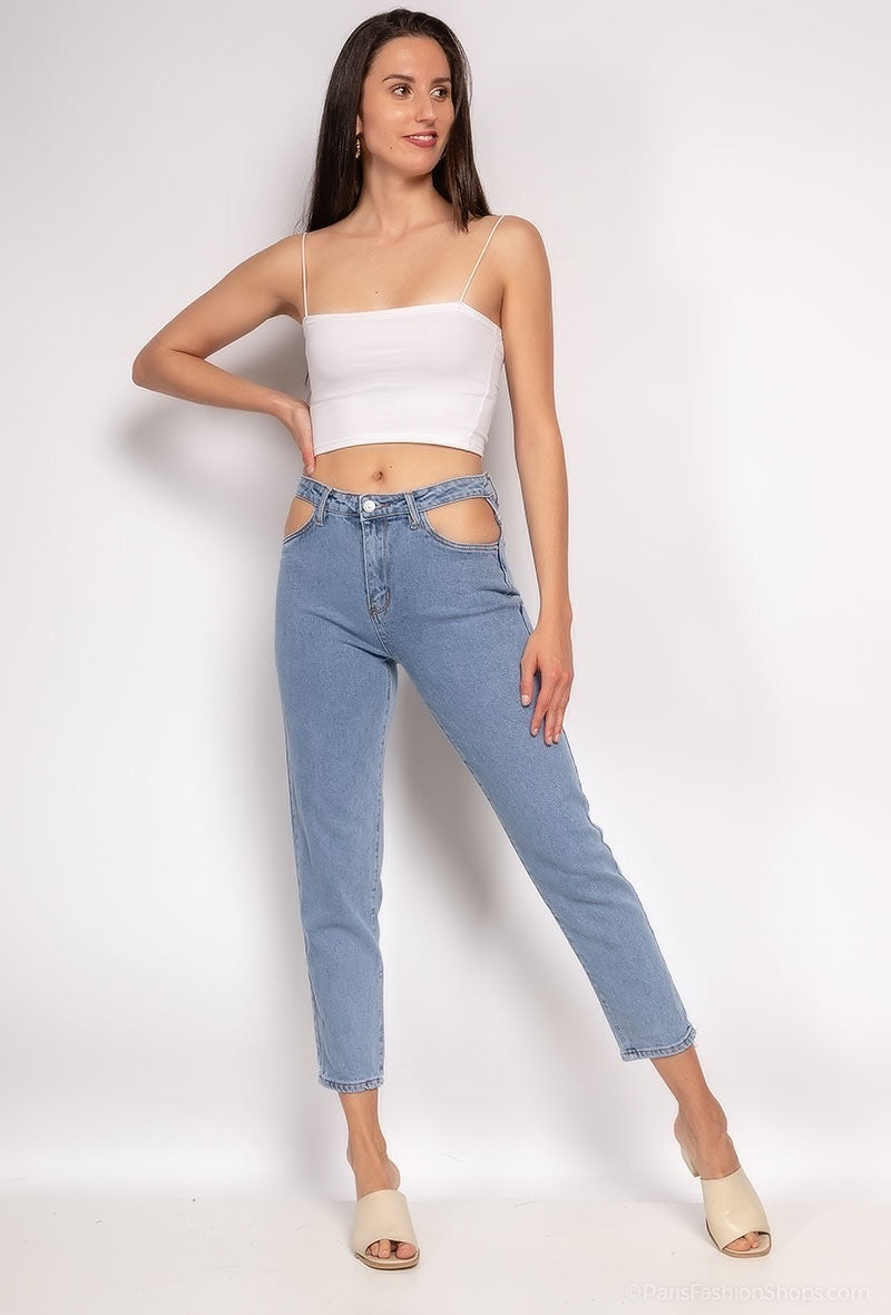 PANTALON JEANS Tisia - STRAIGHT FIT