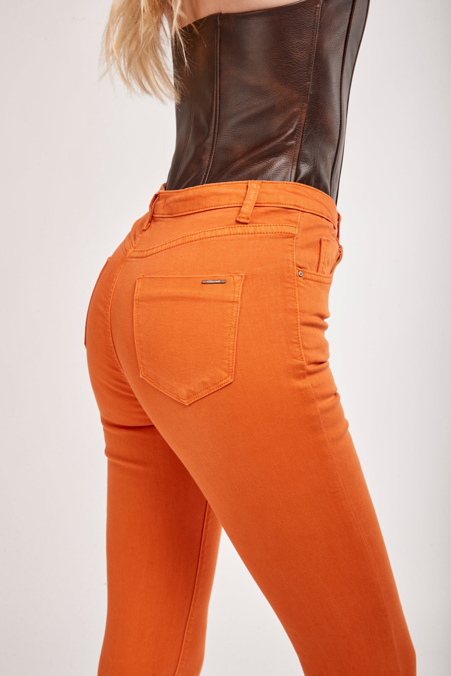 Broek met hoge taille - SO SKY 