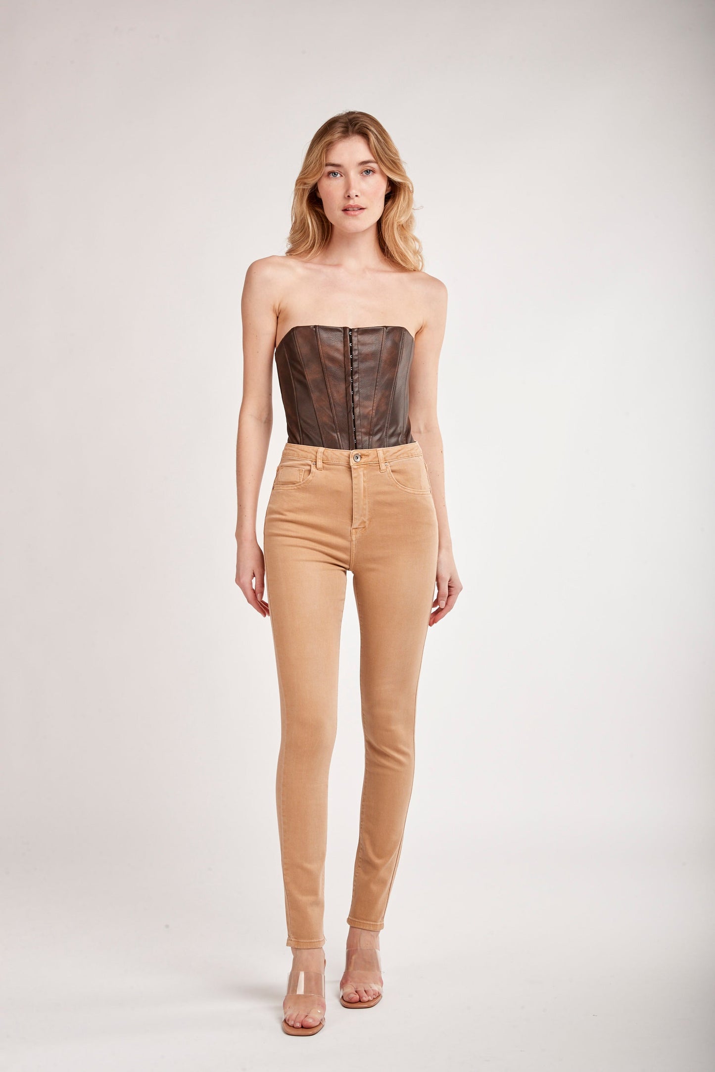 Broek met hoge taille - ZO LEUK 