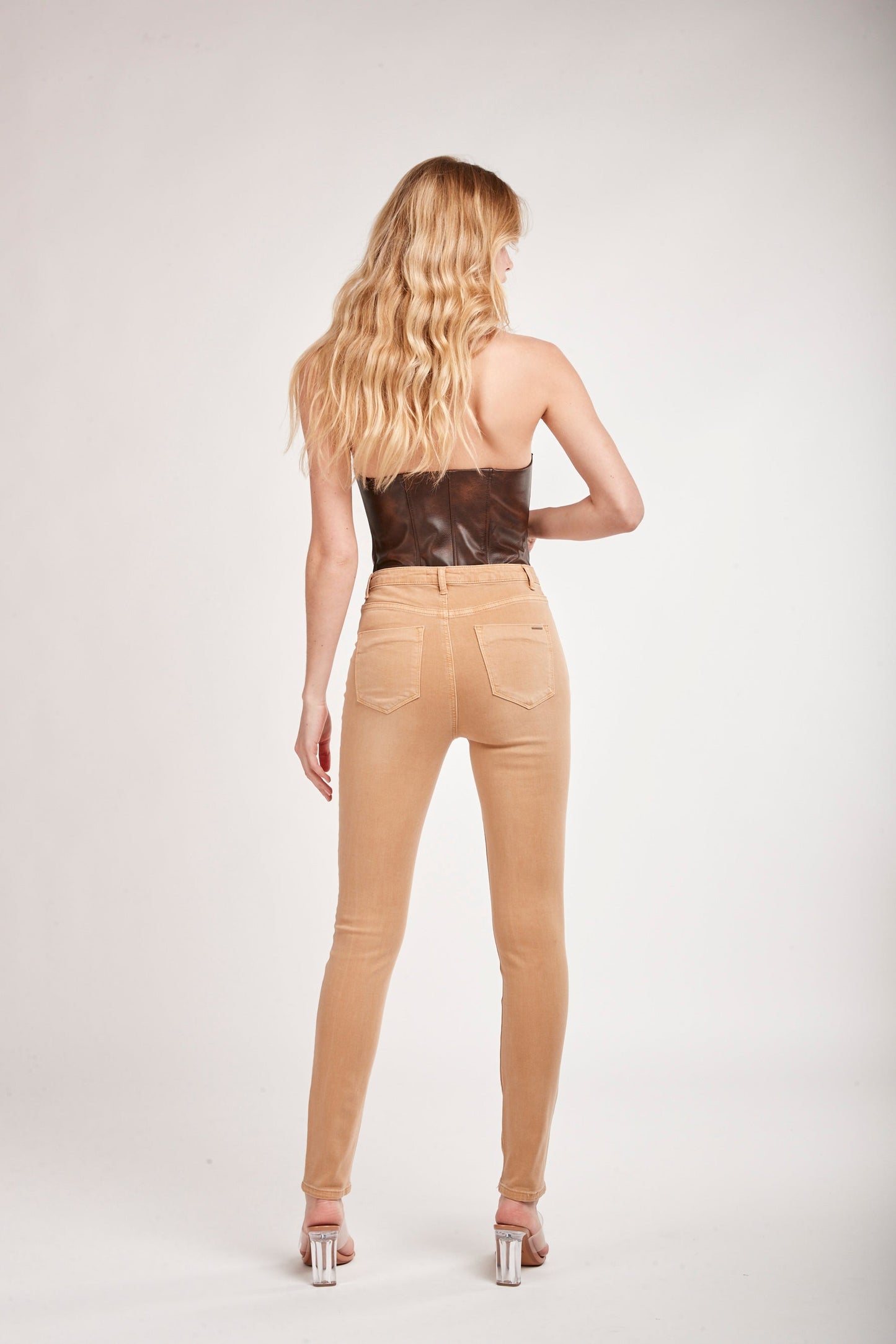 Broek met hoge taille - ZO LEUK 