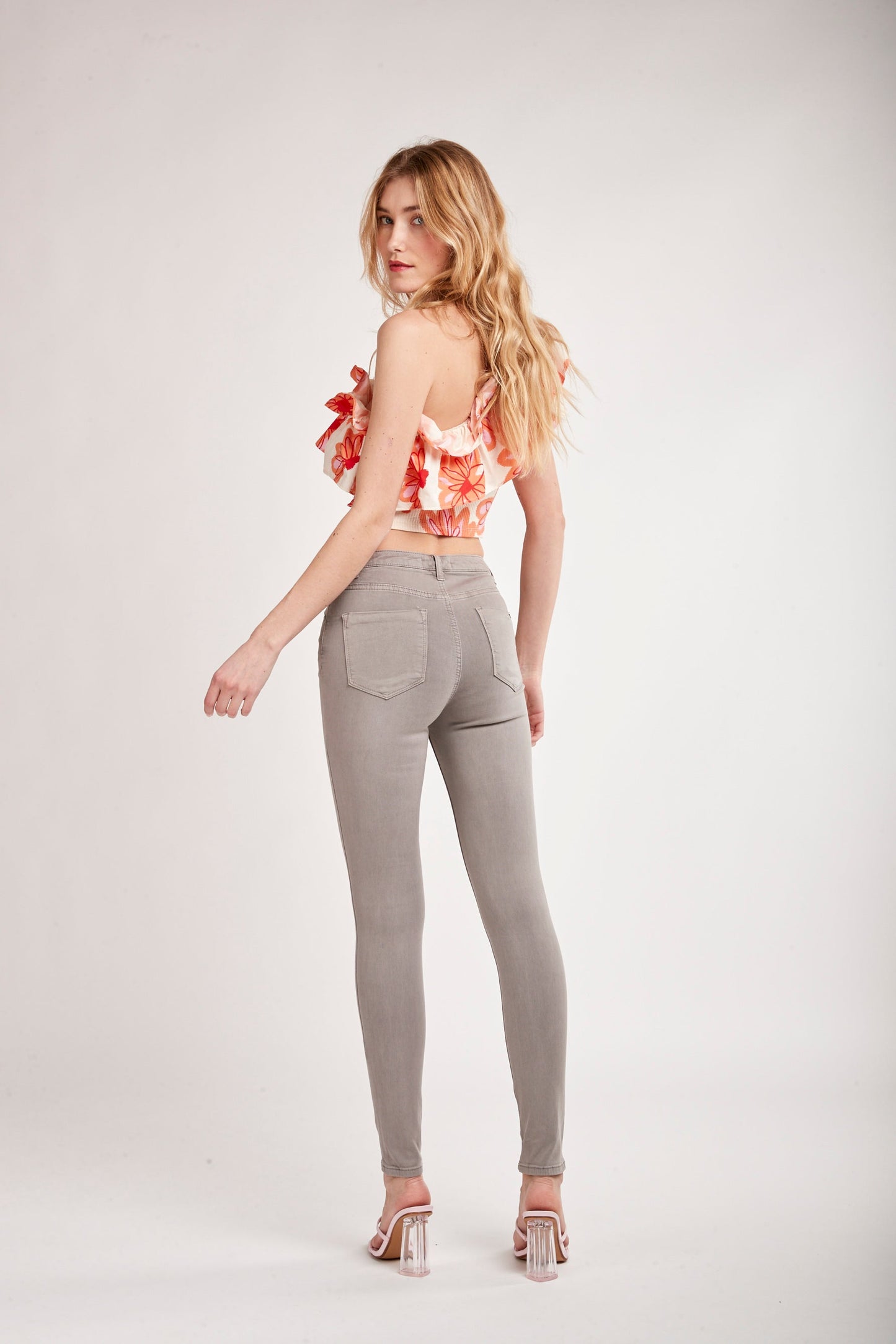 Broek met hoge taille - ZO LEUK 