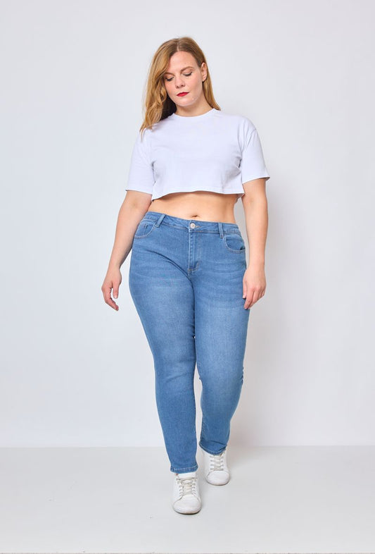 JEANS PANTALON EFFET DEUXIÈME PEAU