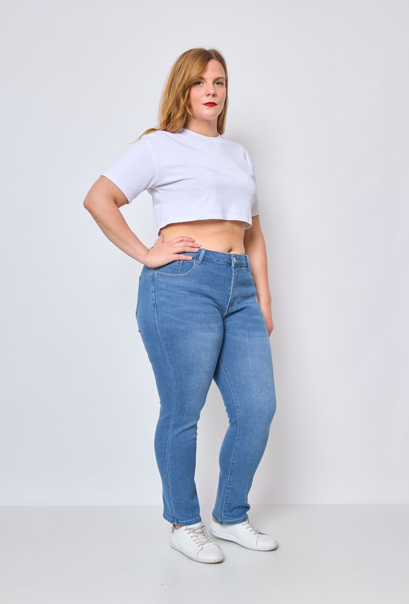 JEANS PANTALON EFFET DEUXIÈME PEAU