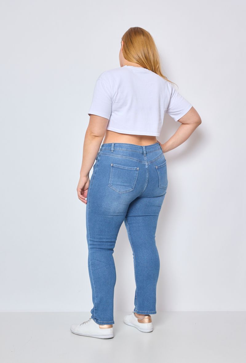 JEANS PANTALON EFFET DEUXIÈME PEAU