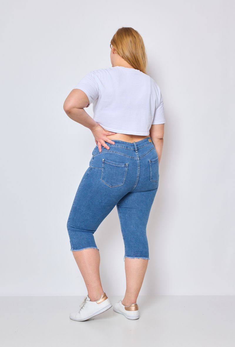 JEANS PANTALON 3/4 CURVY GRIFFÉ