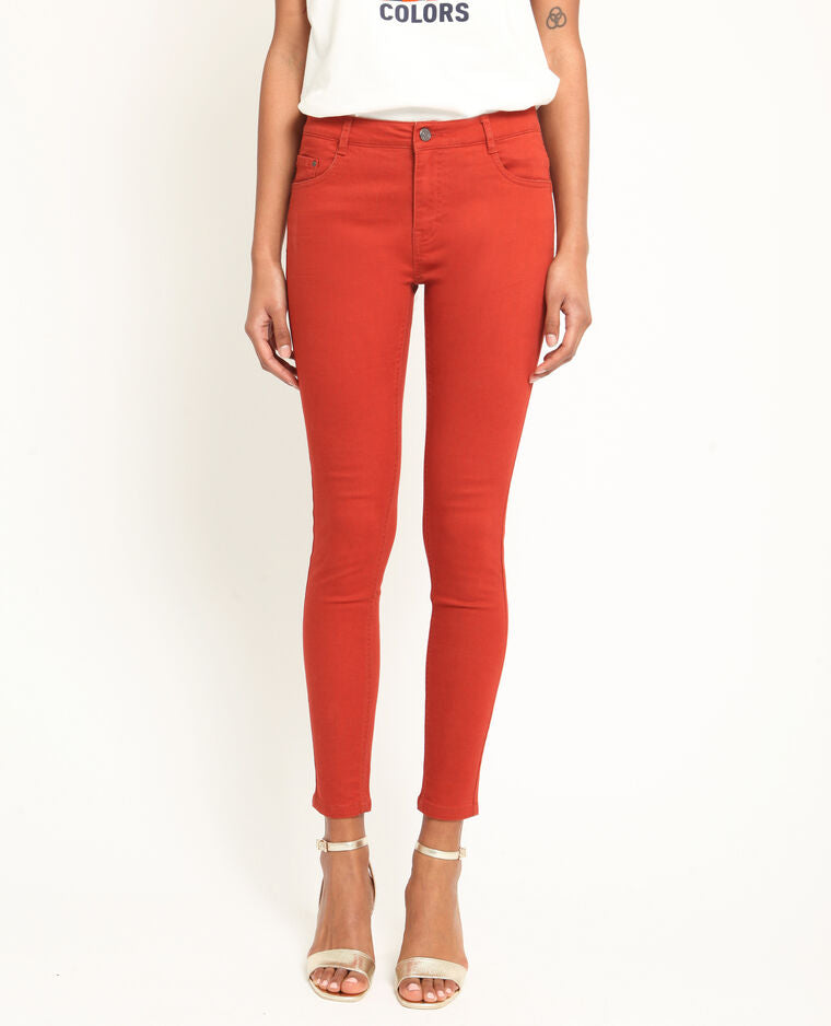 JEANS PANTALON SKINNY BLANC URBAN ELEGANCE