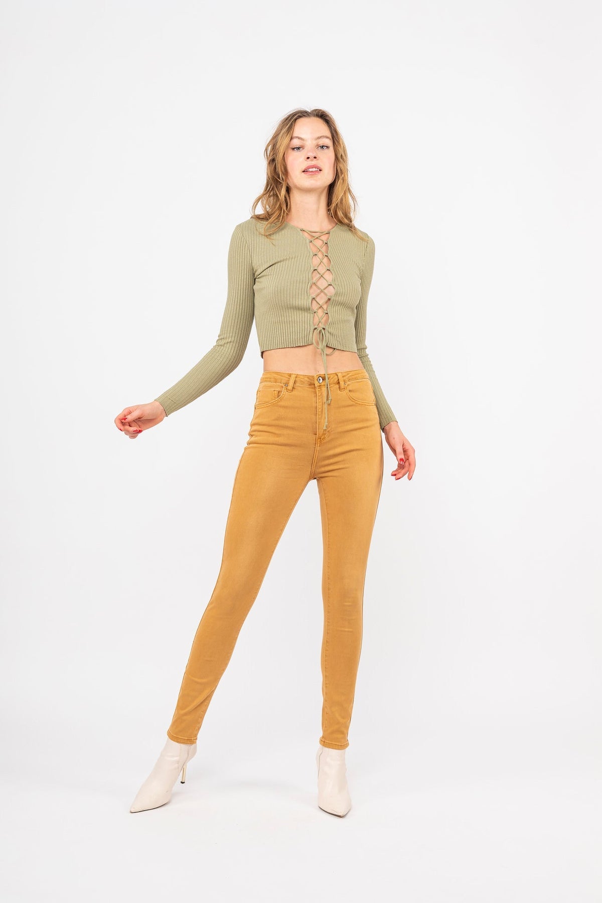 Stedelijke elegantie skinny jeans