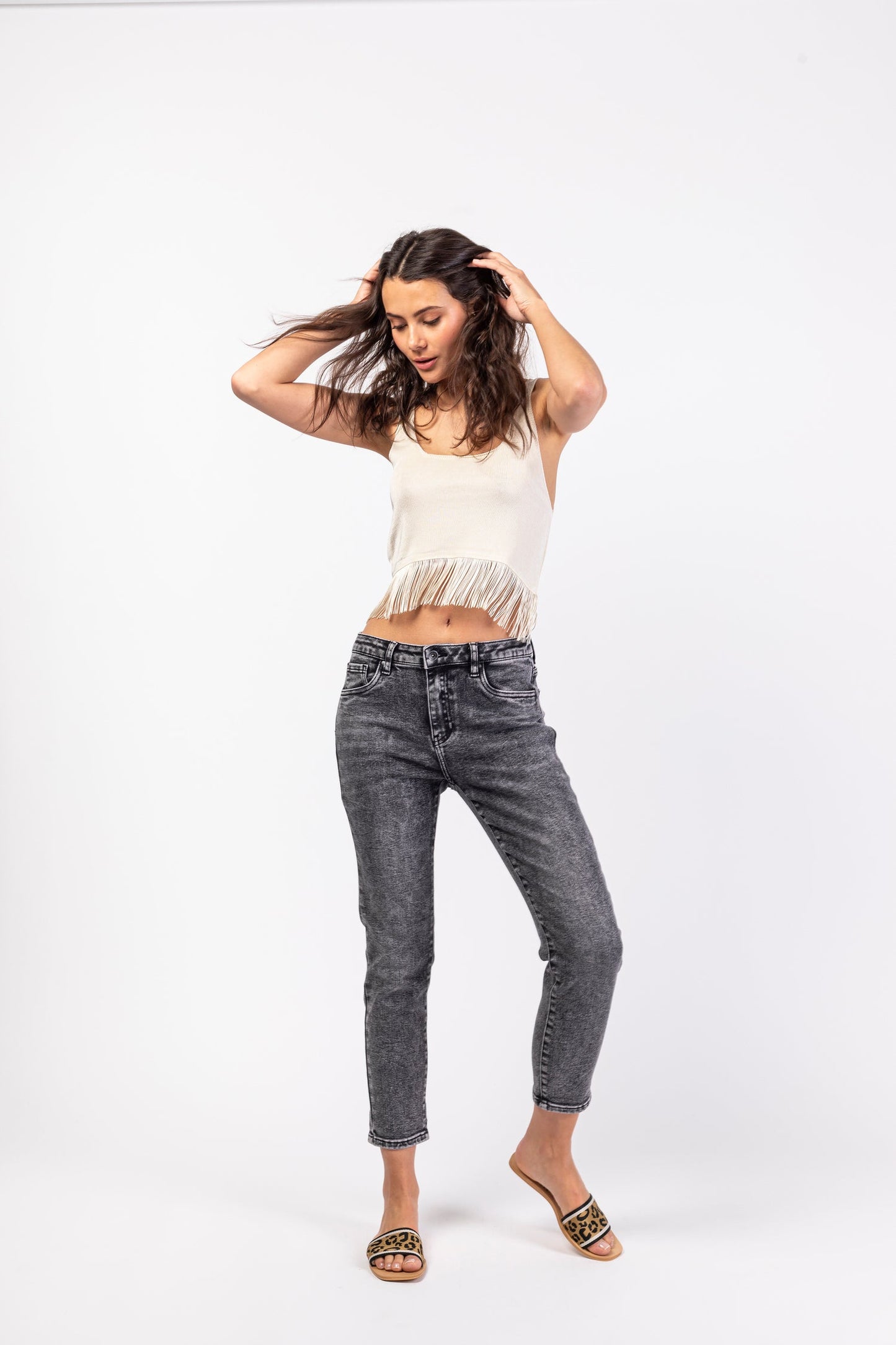 PANTALON JEANS BOY DÉLAVÉ-KAY-JEANS