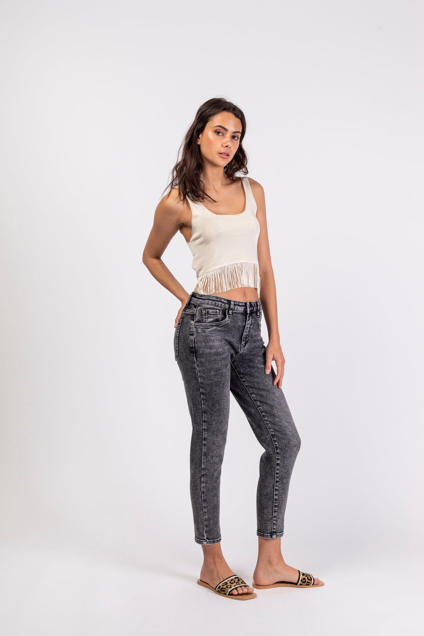 PANTALON JEANS BOY DÉLAVÉ-KAY-JEANS