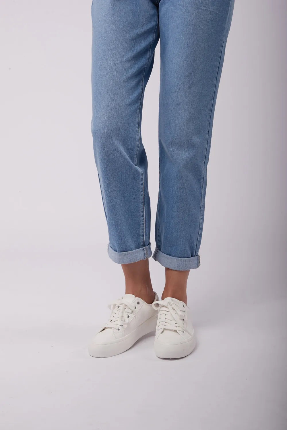 Mom jeans - BLAUW 