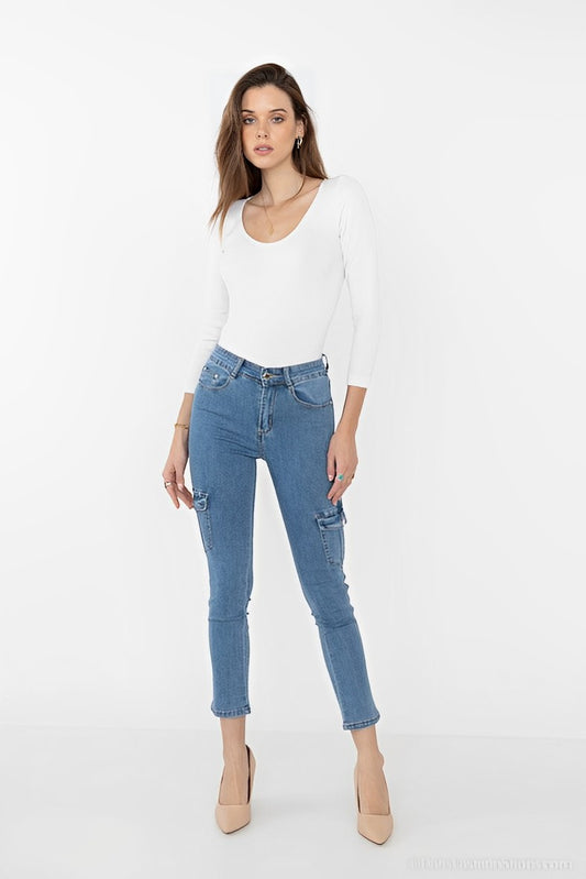 JEANS PANTALON FEMME GARCIA CELIA - D4314