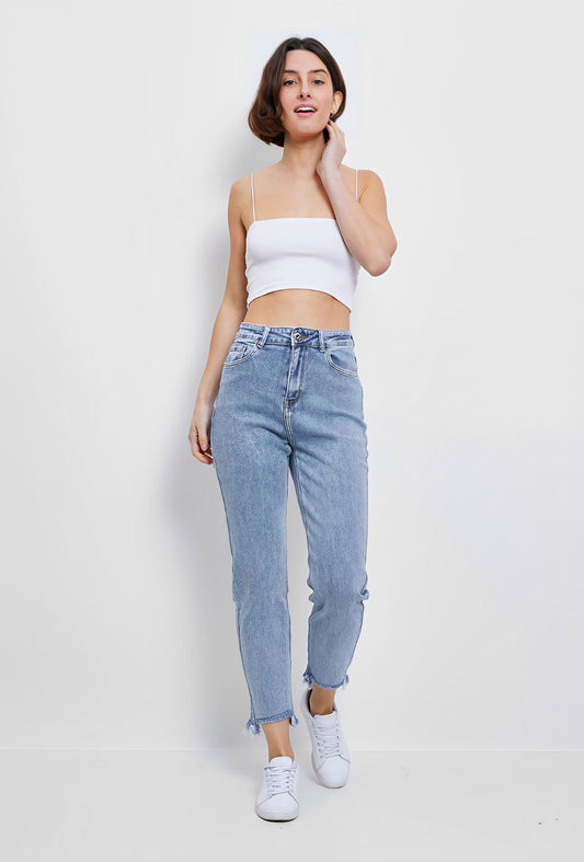 PANTALON JEANS - L153 - MOM FIT / BOYFRIEND