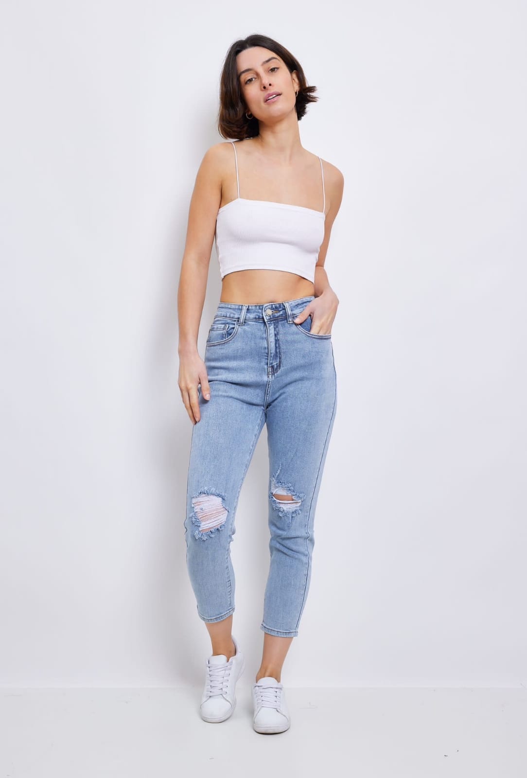 PANTALON JEANS - L157 - MOM FIT / BOYFRIEND