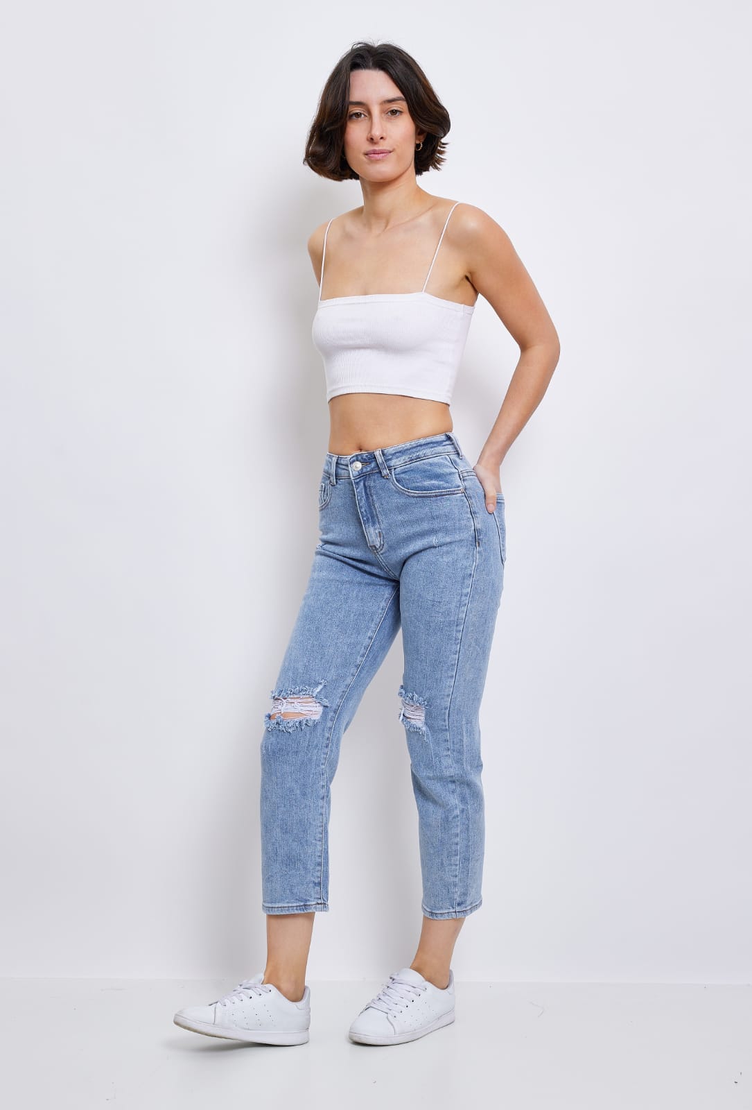 PANTALON JEANS - L153 - MOM FIT / BOYFRIEND