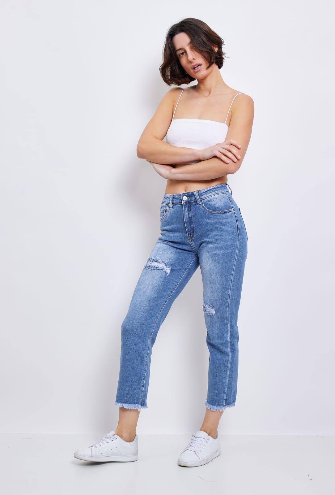 PANTALON JEANS - L153 - MOM FIT / BOYFRIEND