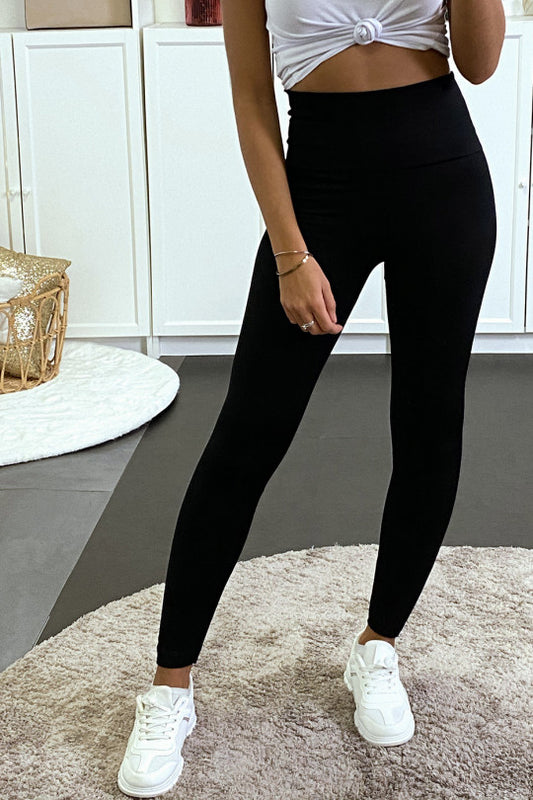 PANTALON LEGGINGS TAILLE HAUTE- Black