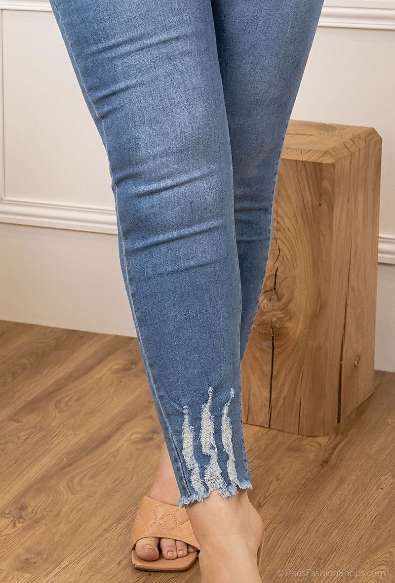 JEANS PANTALON  GRANDE TAILLE CURVY STYLE : ÉLÉGANCE REBELLE